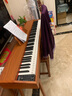 海蒂诗电钢琴便携式88键重锤初学者儿童电子钢琴成人专业电钢考级幼儿 B-101黑色-重锤三踏-钛金腿 实拍图