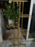 亚思特（YASITE）花架子北欧室内阳台装饰架铁艺客厅置物架多层挂架绿萝架置物层架 金色-7盆（升级款） 实拍图