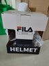 FILA斐乐轮滑护具套装护膝滑板头盔儿童滑冰自行车平衡车女防摔男成人 FILA甜美粉+粉色护具套装 M码(建议90-120斤) 实拍图