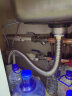燕沐星304不锈钢单槽洗菜盆下水管配件厨房洗碗池排水管水槽下水器套装 单槽不锈钢80cm管套装 实拍图
