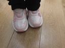 迪士尼童鞋女童老爹鞋冬款旋钮扣可爱公主二棉运动鞋DP22717粉色28码 实拍图