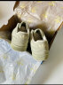 adidas「面包鞋」COURTIC麂皮运动板鞋男女阿迪达斯官方三叶草 浅绿/奶油白 36(220mm) 晒单实拍图