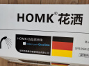 HOMK【德国】增压花洒喷头加大面板浴室多功能超强高压手持淋浴花洒 旋风增压花洒+1.5m防爆管-银色 三档模式丨大水量享受畅快淋浴 实拍图