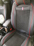 翰静2025新款汽车坐垫全包围四季通用皮座垫五座小车免拆汽车座套适于 黑红色 东南DX7DX3宝沃BX7BX5汉腾X7 X5 实拍图