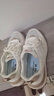 回力男鞋透气运动鞋男网面薄款休闲鞋 3178 白/卡其 40 实拍图