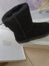 百丽舒适雪地靴女商场同款羊毛加绒中筒靴A4A1DDZ3 黑色 39 晒单实拍图