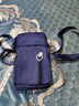 途尊手机包女斜挎迷你小包包夏季装手机布袋竖挂脖便携手腕零钱包 XK005蓝色大号 实拍图