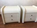 澳黛丽 简约现代皮艺床头柜 现代卧室抽屉储物柜 环保床头柜 卧室床边柜 优雅黄·环保款 长40cm 实拍图