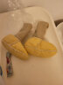 迪士尼（DISNEY）羊皮毛一体婴儿鞋袜保暖加厚秋冬季宝宝棉鞋软底不掉学步鞋0-6-12 姜黄色 (罗口撞米白色)小羊皮加 内长12CM(6-12个月) 晒单实拍图