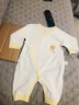 翘脚鸭 婴儿衣服新生儿秋冬季连体衣满月宝宝睡衣打底纯棉刚出生春秋款 蓝小熊2件装【四季款】 52cm （建议0-1个月） 实拍图