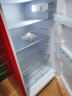 德姆勒（DEMULLER）复古冰箱小型大容量家用租房电冰箱 化妆品静音强劲网红冰箱冷藏冷冻节能  BCD-156中国红 实拍图