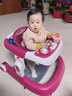 哈比克学步车防o型腿婴儿多功能手推防侧翻宝宝可坐可推学行车起助步车 升级版-红【音乐盒玩具+餐盘】 实拍图