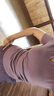范斯蒂克运动套装女跑步服速干健身训练气质短袖瑜伽服夏季 浅紫色+紫色两件套 TC32624 L（建议105-120斤） 实拍图