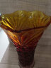弗莱文茨简约透明玻璃花瓶水培富贵竹百合水养花器插花瓶家用客厅桌面摆件 西班牙红花瓶25cm 实拍图
