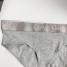 Calvin Klein内衣女士循环提花腰边舒适棉质半包臀防夹臀三角内裤QP1280O P7A-椰青灰 L 晒单实拍图