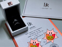 DR钻戒女戒婚戒对戒铂金情侣结婚钻石戒指礼物FOREVER心跳 【共约11分】铂金 实拍图