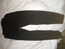 真维斯（Jeanswest）休闲裤男秋冬季男裤休闲长裤户外运动透气弹力直筒长裤 木斯林-8813黑色束脚 XL -（建议110斤-130斤） 实拍图