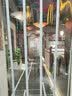 HKML磁吸门帘空调隔断pvc透明挡风隔热防冷气超市商用冬季门帘定做 灰色1.6mm无封底 0.45米宽×2.1米高/片 实拍图