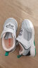 基诺浦（ginoble）学步鞋 2023年春秋款1-5岁男女宝宝鞋软底童鞋机能鞋 GY1291 灰色/白色/银色 140mm 脚长13.6-14.5cm 晒单实拍图