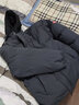 NASALIKE官方棉服男冬季保暖假两件连帽棉衣羽面包绒服男士防寒外套棉袄子 灰色 3XL （建议150-165斤） 实拍图