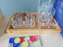 青麦 加厚玻璃功夫茶具套装家用耐高温可加热玻璃泡茶花茶壶整套组合 600ml壶+6杯+6碟+底座+托盘 9头 实拍图