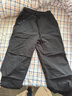 鸭鸭（YAYA）鹅绒羽绒裤女2025年秋冬新款城市轻户外工装裤高腰显瘦休闲长裤FL 黑色 S 165 实拍图