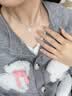 MITHAOL满钻太阳花项链女 轻奢高级感五瓣花吊坠锁骨链生日礼物送女朋友 《花漾》白金色项链专柜礼盒装【附近仓次日达】 情人节纪念日生日礼物送女友 实拍图