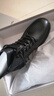 红蜻蜓马丁靴女秋冬季加绒平跟复古百搭短筒女靴WJC44835 黑色 39 实拍图