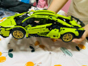 星涯优品儿童玩具成人积木遥控汽车拼装男孩兰博基尼模型六一儿童节礼物 实拍图