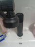 贝尔希（BESy） 全铜卫生间面盆冷热水龙头家用台上台下洗手脸盆旋转浴室柜龙头 网红大喷头标准款-高雅黑色 实拍图