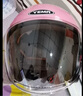 野马（YEMA）电动车头盔女士四季通用电瓶车半盔电瓶车成人可爱国标安全帽 卡其白酷睿-透明镜+防雾贴片 均码 实拍图