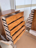 鲁菏鑫森斗柜 实木斗柜现代简约卧室客厅抽屉式收纳柜子储物柜 浅胡桃高七斗【经典款】 实拍图