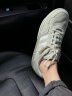 adidas「面包鞋」COURTIC麂皮运动板鞋男女阿迪达斯官方三叶草 浅绿/奶油白 36.5(225mm) 晒单实拍图
