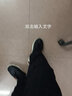 嘉晔休闲裤男宽松裤男长裤男大码男士裤子夏季9分裤男裤新款冰丝裤男 常规 皮绳黑款 XL 建议115-135斤 实拍图