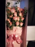 幽客玉品鲜花速递19朵香槟玫瑰礼盒全国同城送女友生老婆生日表白纪念日 19朵粉玫瑰礼盒 晒单实拍图