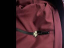 飞莎双肩包男士背包大容量书包大学生高颜值上班出差旅行电脑包初高中 酒红色【带太空人挂件】 实拍图