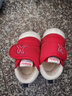 卡特兔宝宝学步鞋婴儿棉鞋秋冬童鞋加绒软底机能鞋男女宝室内二棉鞋子 红色-加绒 19 内长12.0cm 脚长11.0-11.5 实拍图