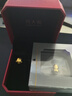 周大福十二生肖 掌中宝足金黄金吊坠转运珠 [可选]礼物 EOR680 幸运蛇 实拍图