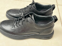 百丽时尚商务鞋男商场同款牛皮休闲皮鞋加绒8CS01DM3 黑色单里 40 实拍图