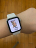 图登适用苹果手表表带apple watch9硅胶iwatchSE/7/8运动表带男女潮流 经典-白色 38/40/41mm（加长码） 实拍图