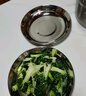 三四钢316不锈钢盘子圆盘菜盘凉皮锣锣分餐盘汤盘家用水果盘食品级骨碟 14cm 1个 实拍图