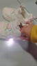 牧童学步鞋男春秋小童闪灯机能鞋女童轻便软底宝宝鞋 蜜桃粉/革面 29 实拍图