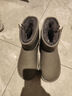 百丽（Belle）君妍同款小暖炉2代厚底雪地靴女棉鞋加绒保暖短靴D1K2DDD4 灰色 第二代（新色） 37 (235mm) 实拍图
