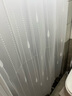 韩娜（Hanna）浴帘布浴室隔断帘洗澡帘免打孔套装卫生间窗帘门帘淋浴防水防霉 水滴（保暖防水-防霉不透） 套装120宽*200cm高+1.1杆+环 实拍图