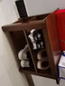 美洲马（MEZVMV） 实木换鞋凳鞋柜门口 简约家用进门收纳鞋架坐凳一体入户 161二层胡桃色60cm 实拍图