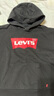 Levi's 李维斯童装男女童连帽经典蝙蝠标卫衣春秋纯棉儿童舒适针织上衣 正黑色 140 /68 【建议身高128-140cm】 实拍图