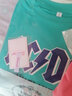 萨姆依 ins超火短袖T恤女夏2023夏季新款韩版宽松学生BF原宿港风半截袖oversize休闲上衣 薄荷绿【闪电字母】 S 实拍图