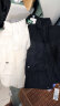 利郎轻时尚男装【条纹拼接】冬季新款马甲羽绒服男立领外套Q2DMJ002 黑色 170 晒单实拍图