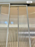 欧贝迪 厨房极窄三联动推拉门阳台客厅长虹玻璃隔断移门吊轨铝合金折叠门 1.6极窄推拉门/㎡ 实拍图