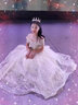 小咔衣浓女童礼服公主裙花童婚纱小女孩高端钢琴表演演出服儿童主持人秋 香槟色长款 160 实拍图